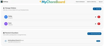 New Feature: Invite Another Parent or Guardian