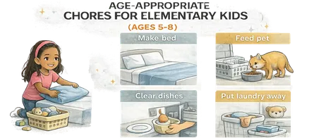 Age-Appropriate Chores for Elementary Kids (Ages 5–8)