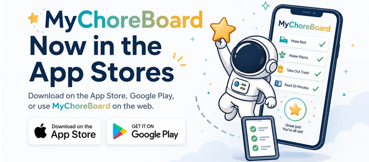 MyChoreBoard Is Now Available in the App Stores