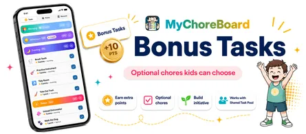 How Bonus Tasks Work in MyChoreBoard