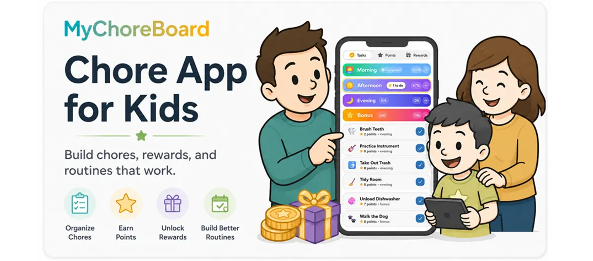 Chore App for Kids: Build Chores, Rewards, and Routines That Work