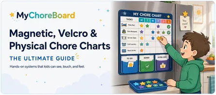 Refrigerator, Magnetic, and Velcro Chore Charts: Which One Works Best for Kids?
