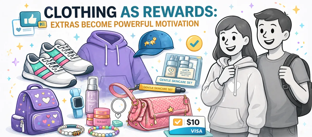 Clothing Rewards: Extras Become Powerful Motivation