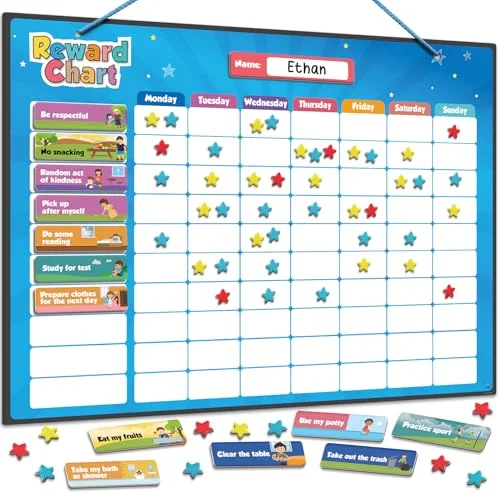 inamio Magnetic Kids Chore Chart reward image