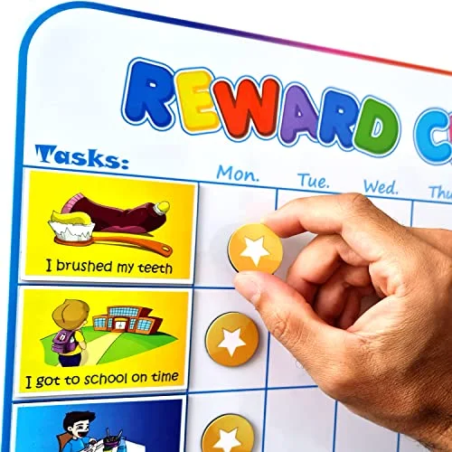 Large Magnetic Reward Chart for Kids reward image